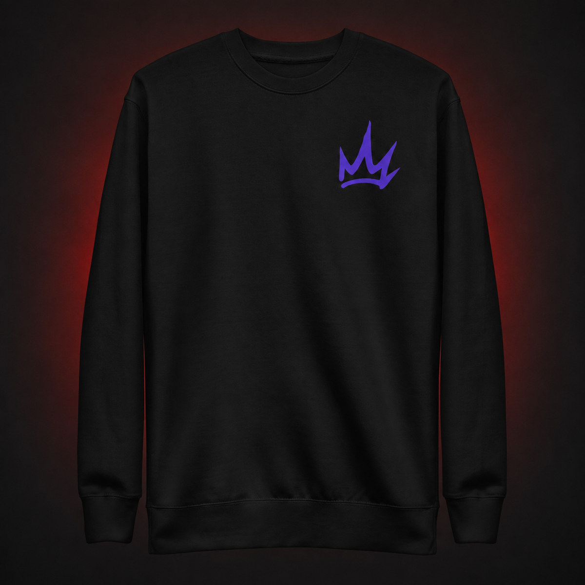 Devils Break Sweatshirt — Black — Front