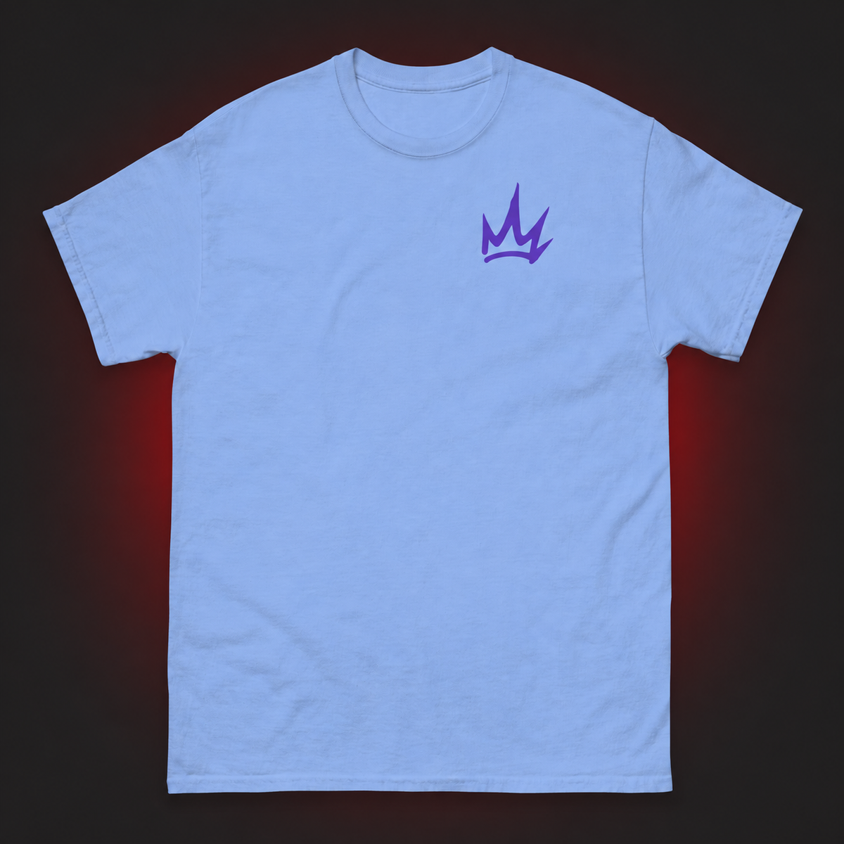 Devils Break Tee — Carolina Blue — Front