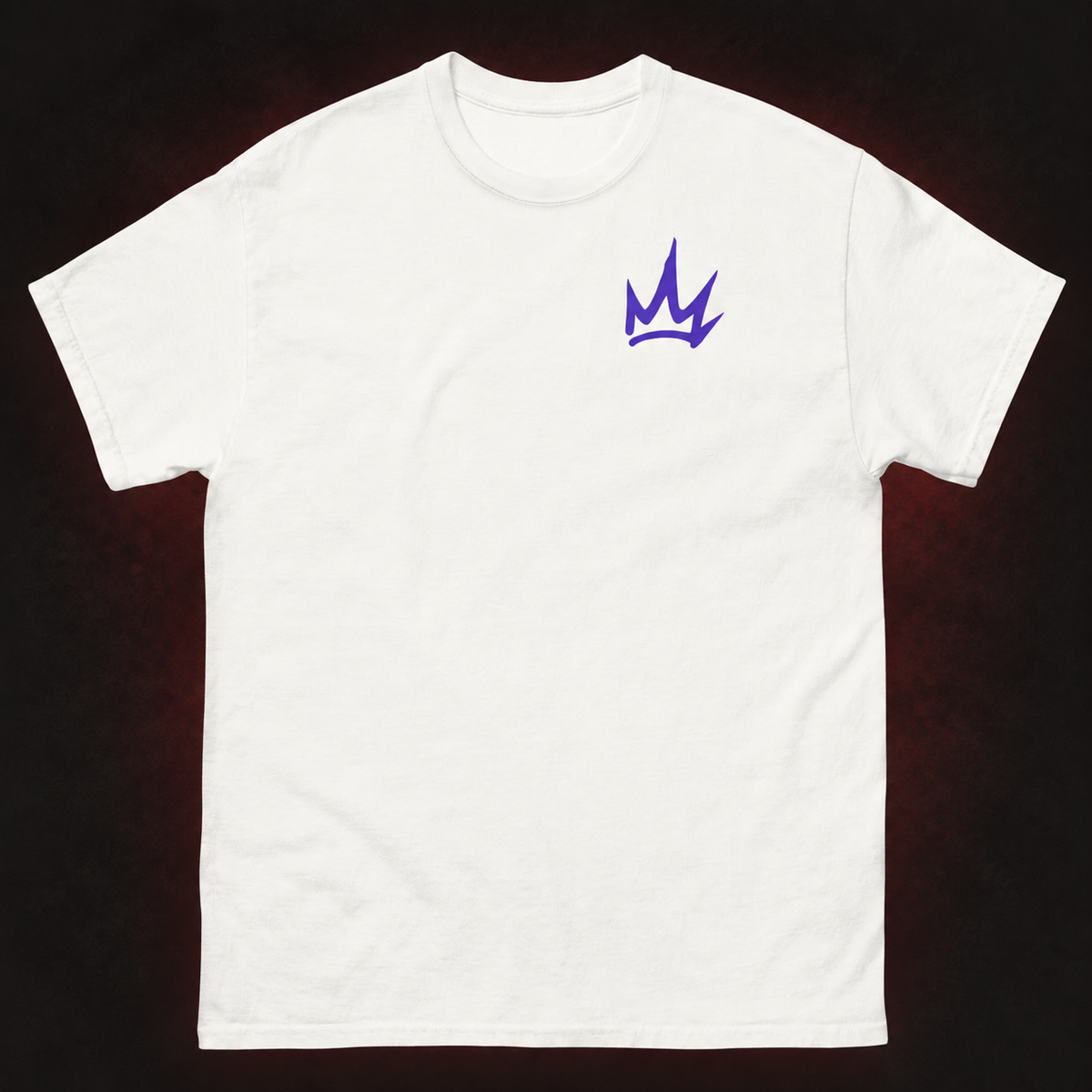 Devils Break Tee — White — Front
